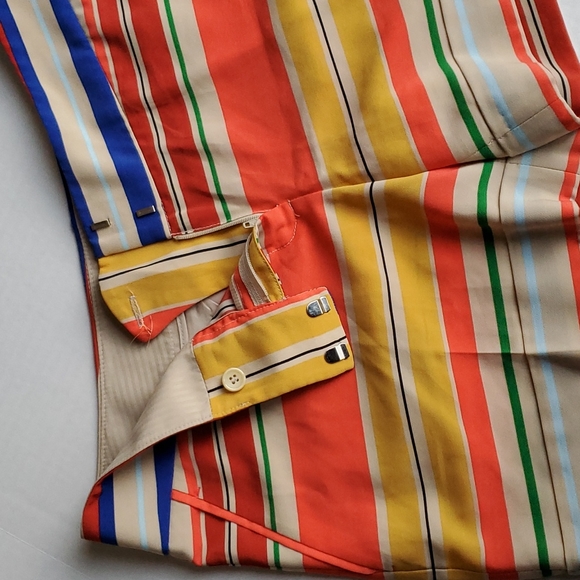 Outback Red Drew Fit Dress Shorts Striped Multi Color  Size 8 - Picture 4 of 7